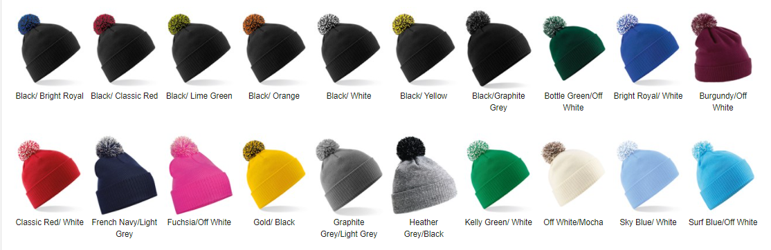 Hat - Winter Pom Pom Hat - BHM - Image 2