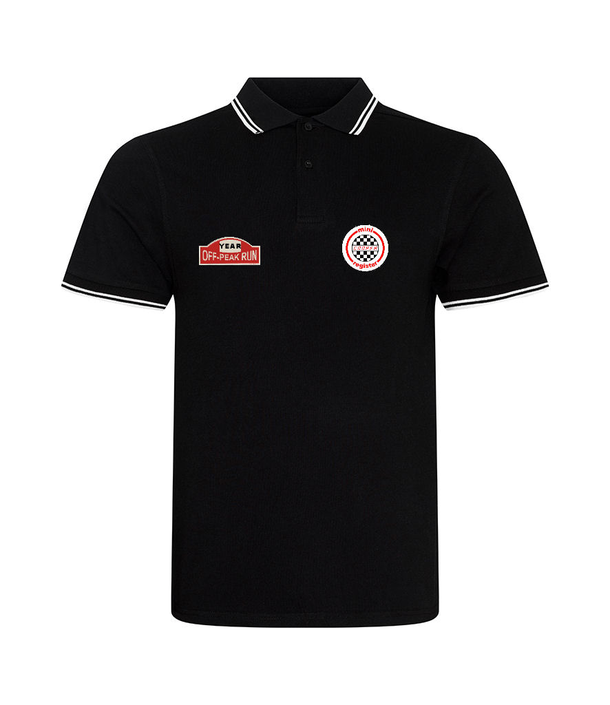 Polo Shirt MCR – Off Peak Inc Personalisation – Tipped Version