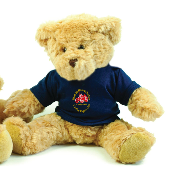 Embroidered T- Shirt Bear - Navy - 40.5cm Tall - NSC TEC