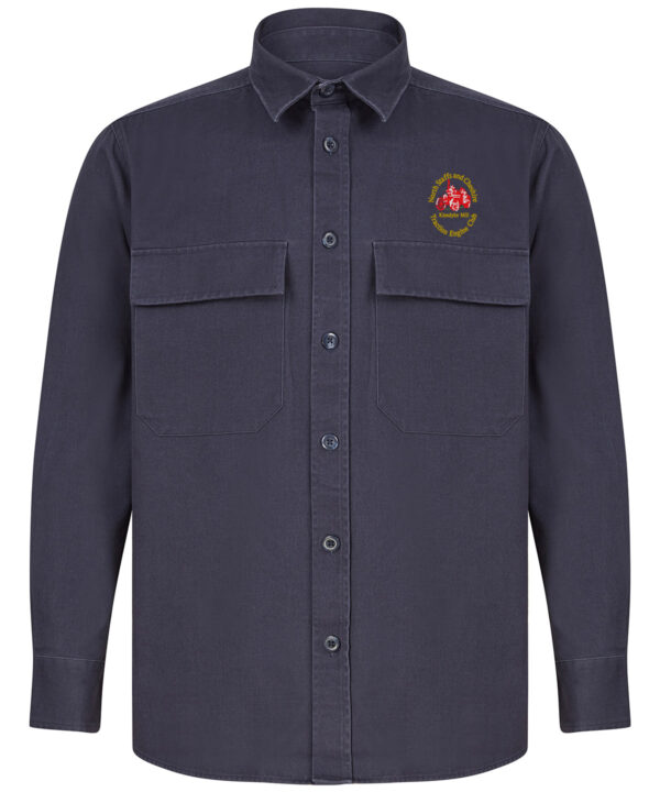 Drill Shirt 100% Cotton Unisex - Overshirt - Navy - NSC TEC