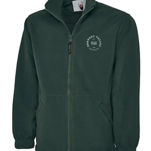 Classic Full Zip Micro Fleece Jacket - Bottle Green - DVLR