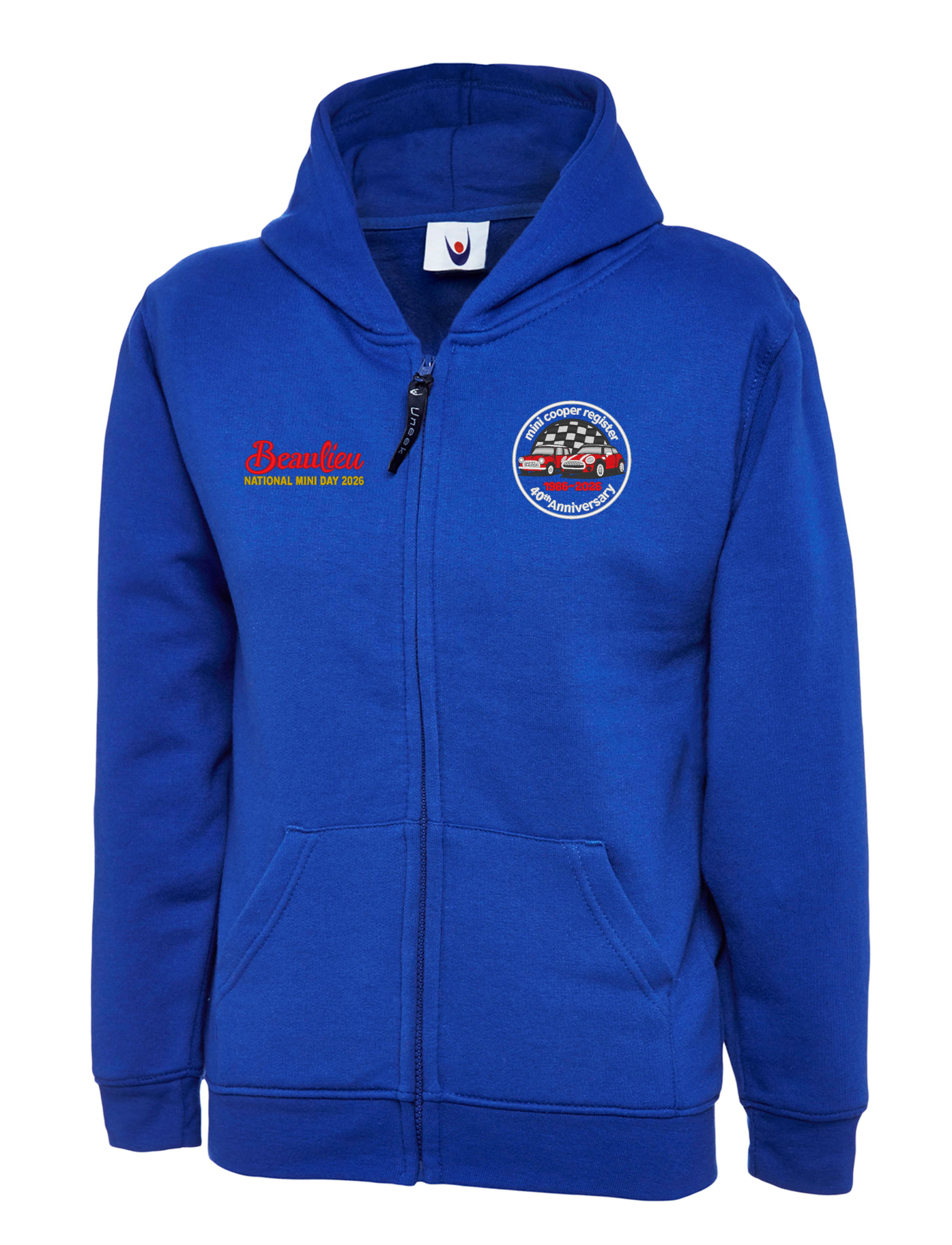 *40th Hoody - Overhead/Zipped Beaulieu Mini Day 2026 - MCR