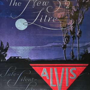 Poster A3 - The New 3 1/2 Litre - ALVIS